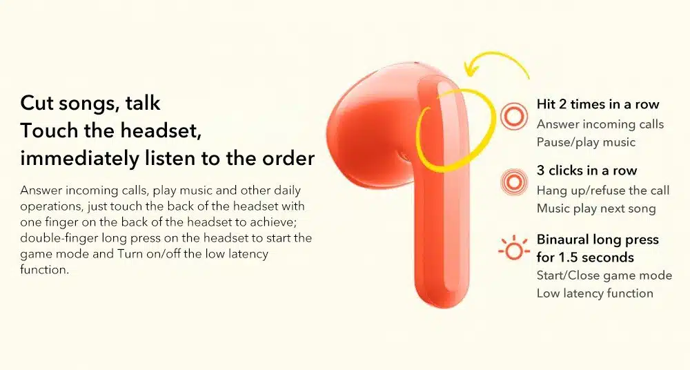 Mi Redmi Buds 4 Lite Earphone 22 Mi- Redmi- Buds- 4- Lite- Earphone