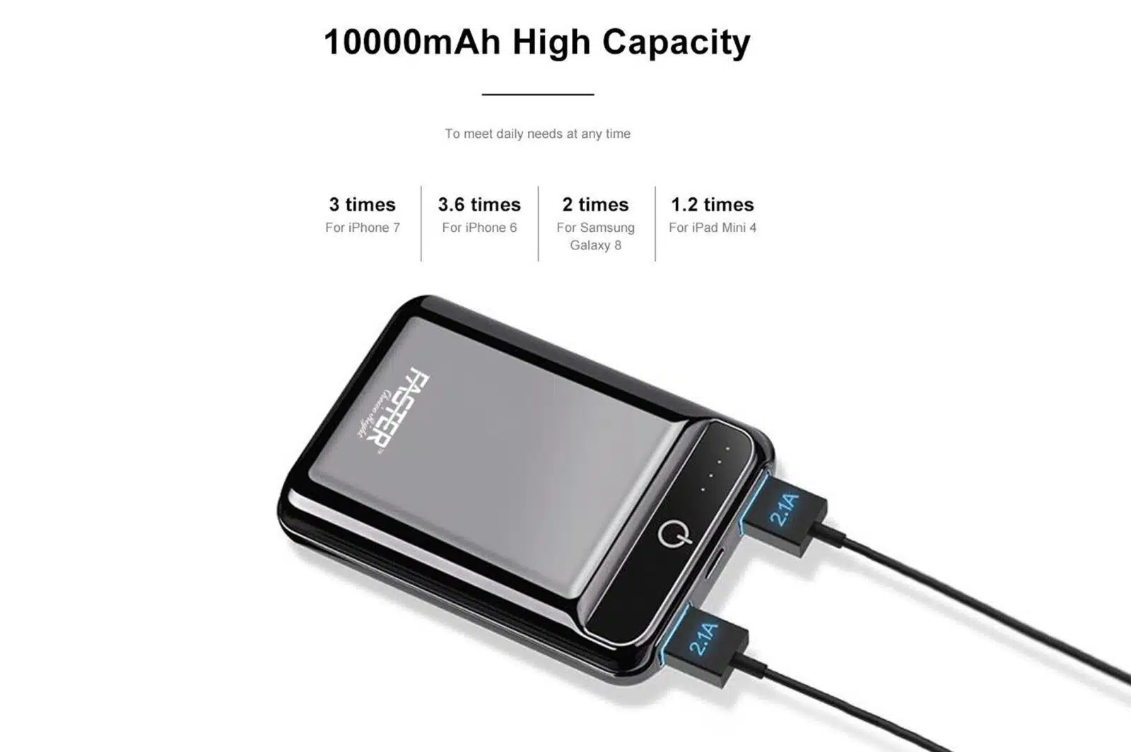 Faster W10 Mini Power Bank 10000 Mah 2 FASTER W10 Mini Power Bank 10000 mAh-featured-1