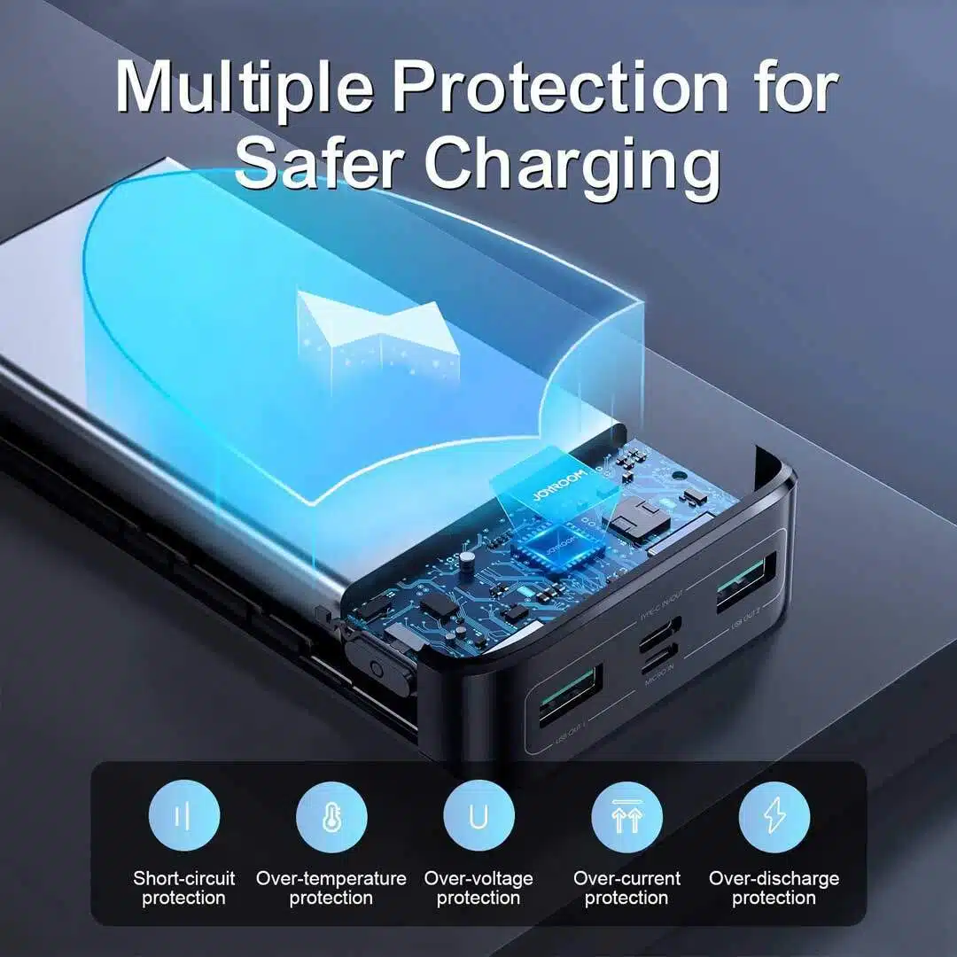 Jr-Qp192 20000Mah 22.5W Ultra Fast Charging Powerbank With Lcd Display 3 JR-QP192 20000mah 22.5W fast charging powerbank with LCD display-3