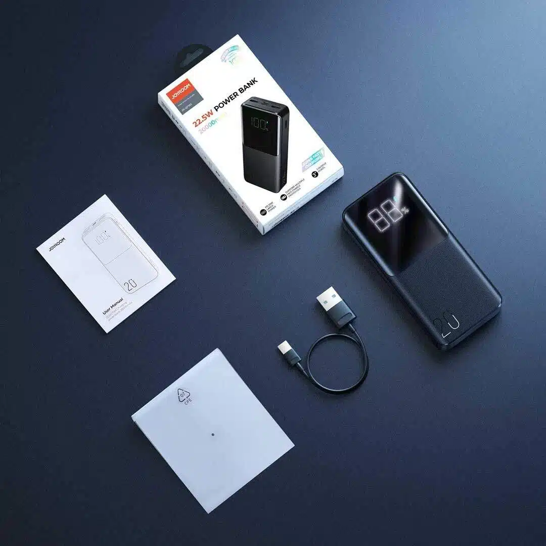 Jr-Qp192 20000Mah 22.5W Ultra Fast Charging Powerbank With Lcd Display 2 JR-QP192 20000mah 22.5W fast charging powerbank with LCD display-4