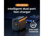 Joyroom Fast Wall Charger Dual Ports (20W) Box Pulled Out (L-QP204) - additional view