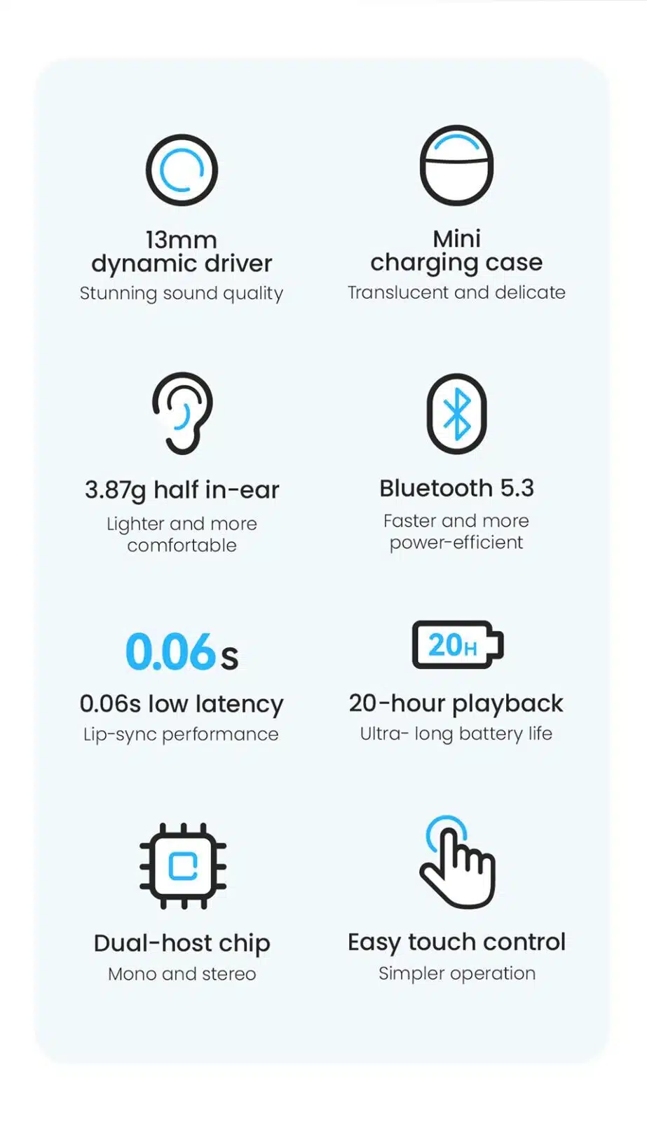 Haylou X1 Neo Earbuds Bluetooth 5.3 20H Battery Life Low Latency 3 haylou-x1-neo-tws-earbuds-2