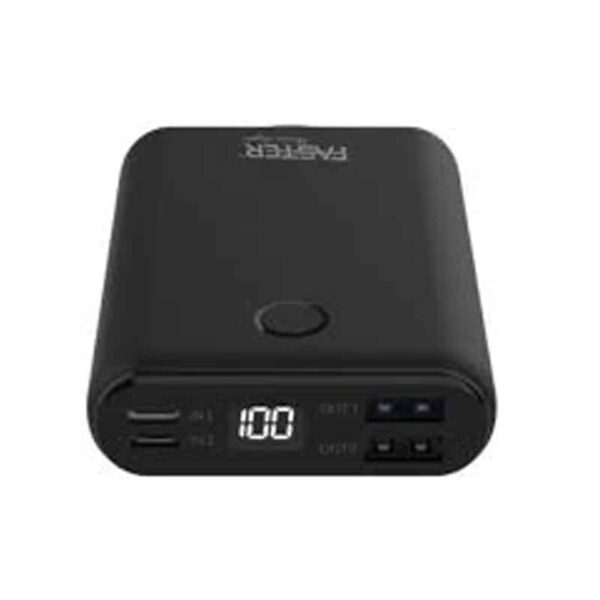 FASTER J12 Wallet Series Mini Power Bank With Digital Display 10000 MAh