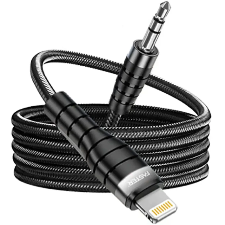 Faster M1 Audio Cable For Lightning To 3.5Mm Port FASTER M1 Audio Cable For Lightning To 3.5mm Port-1