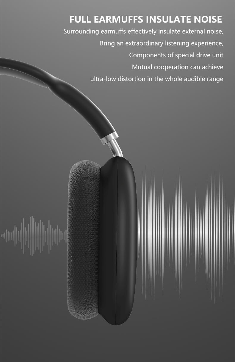 P9 Pro Max Wireless Headphones With Mic Noise Canceling Stereo Hi-Fi Gaming Headset 10 Pro-max-headphone-2