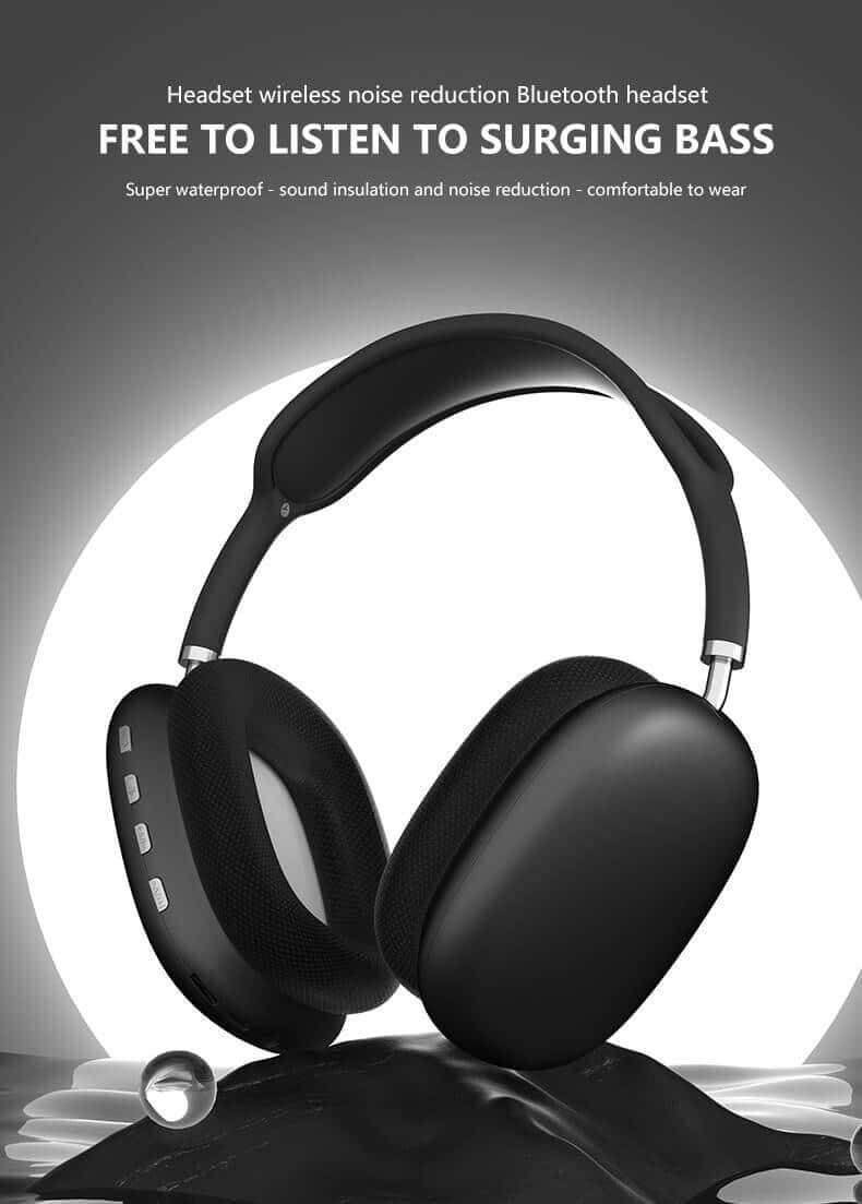 P9 Pro Max Wireless Headphones With Mic Noise Canceling Stereo Hi-Fi Gaming Headset 8 Pro-max-headphone-4