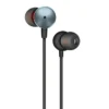 Space Remix Dynamic Metal Wired Earphones - Metal Finish with Built-in Mic