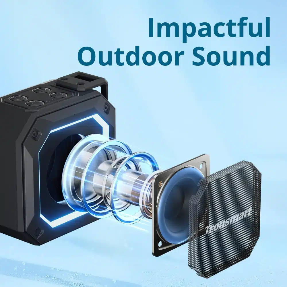 Powerful Tronsmart Groove 2 Bluetooth Speaker 18Hrs Playtime 2 tronsmart-groove-2-waterproof-outdoor-speaker (1)