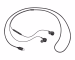Samsung Type-C Earphones Black EO-IC100BBEGWW Front View