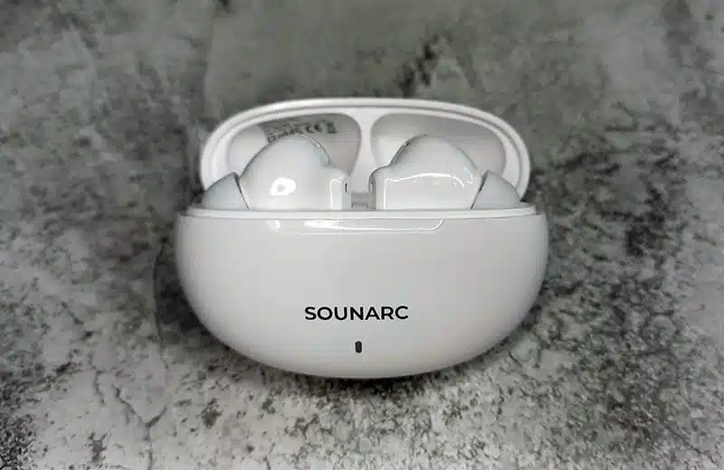 Sounarc Q1 Earbuds Wireless Bluetooth Earphone, 28 Hours Of Playtime, Ergonomic Fit, Shaking Bass. Clear Call, Touch Control – White 11 Sounarc Q1 Earbuds-7