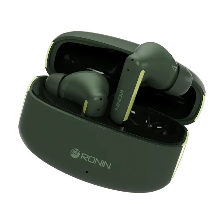 Ronin R-140 Wireless Earbuds Anc + Enc Ronin-R-140EarbudGreen