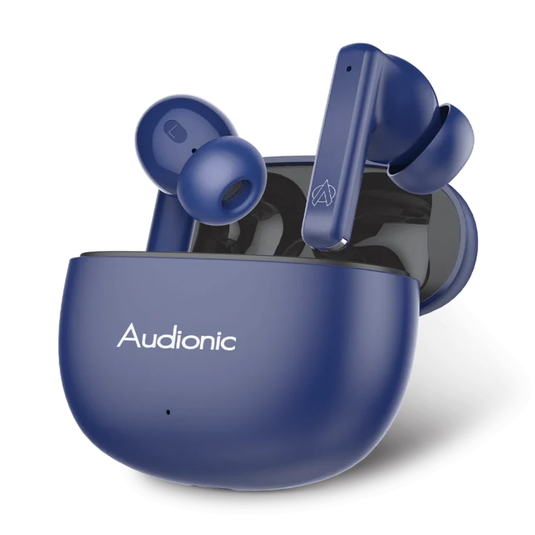Audionic Airbud 495 Earbuds Quad Mic Enc Audionic-Airbud495-blue