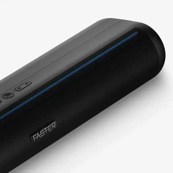 FASTER Nexon Z30 30W Wireless Sound Bar – Black Front View