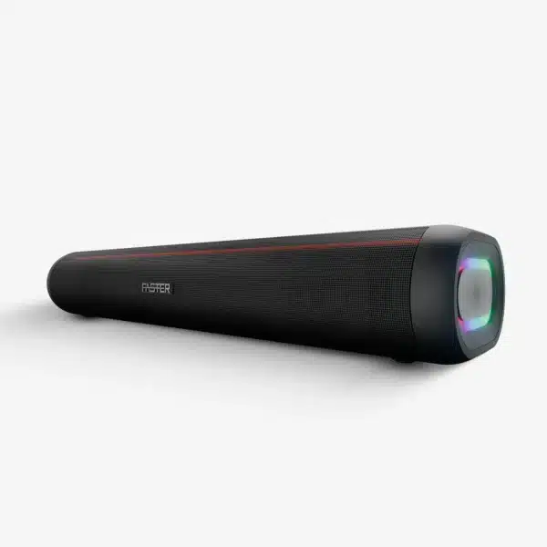 FASTER Nexon Z30 Sound Bar RGB Lighting Close Up – Black