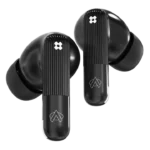 Audionic Trance Airbud 850 Obsidian Black earbuds front view