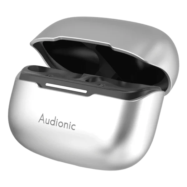 Audionic Trance Airbud 850 Smoky Metal earbuds front view