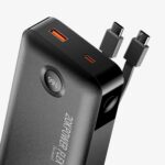 Faster PD 45W Power Bank 20000mAh - Side Angle Faster PD 45W Power Bank 20000mAh - Side Angle
