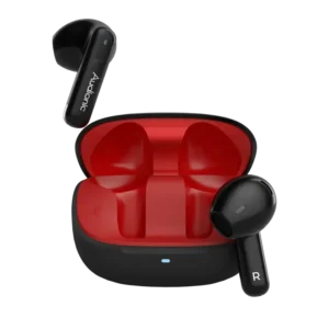 Audionic Airbud 730 ENC Wireless Earbuds-lack crimson
