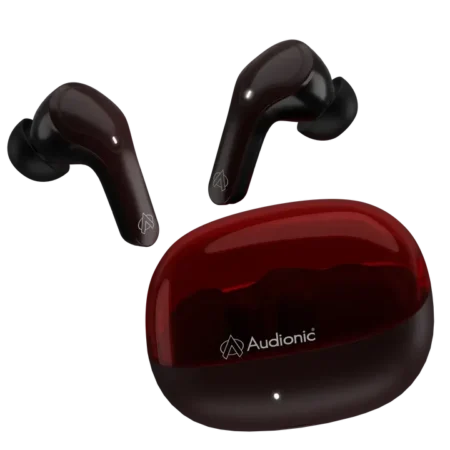 Audionic Airbud 745 ION Wireless Earbuds-red