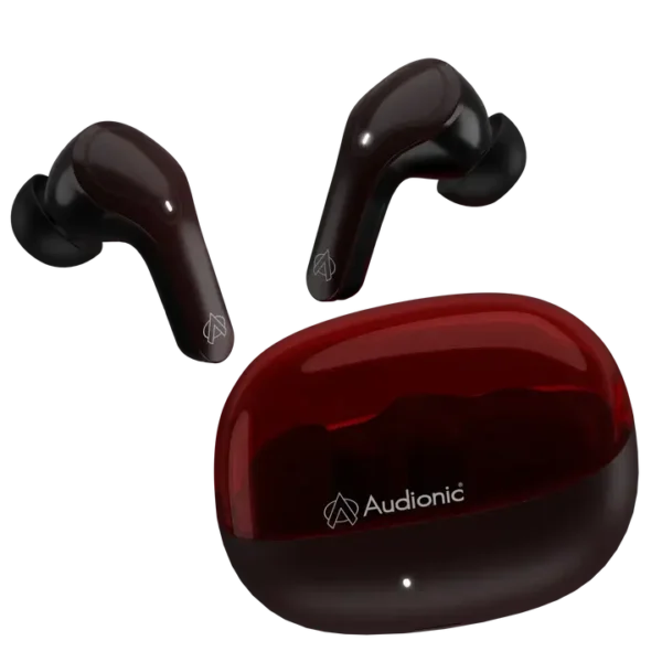 Audionic Airbud 745 Ion Wireless Earbuds-Red Audionic Airbud 745 ION Wireless Earbuds-red
