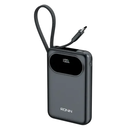 Ronin Pulse 10000 mAh Power Bank-black