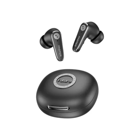 FASTER FUTURA AI 200 ANC ENC EARBUDS-black