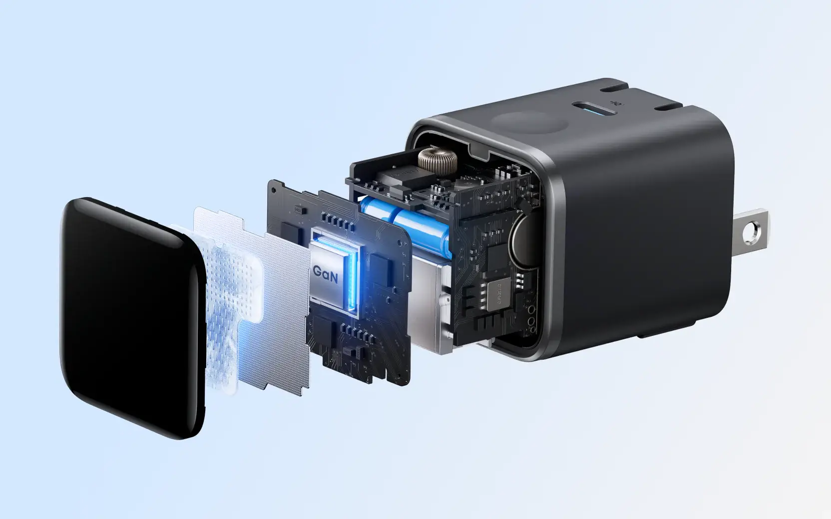Anker Nano Charger 45W, Smart Display, 180° Foldable - A121D 4 Anker Nano Charger-45w-2