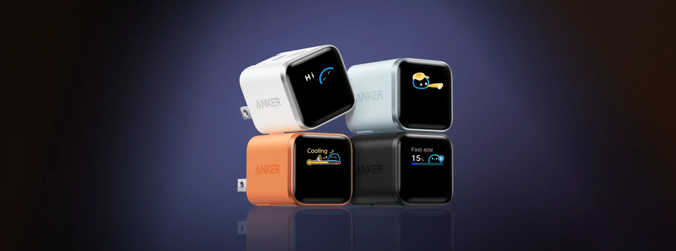 Anker Nano Charger 45W, Smart Display, 180° Foldable - A121D 7 Anker Nano Charger-45w-5
