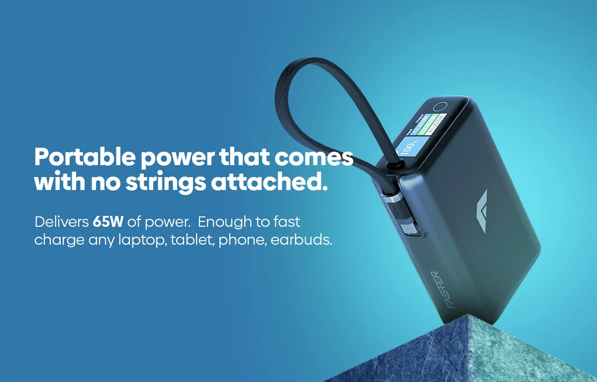 Faster 65W Pd Power Extreme 20000Mah 2 Faster Power Extreme Power Bank