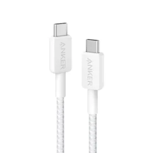 Anker 322 USB-C cable nylon braided design close-up