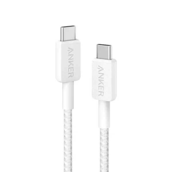 Anker 322 USB-C cable nylon braided design close-up