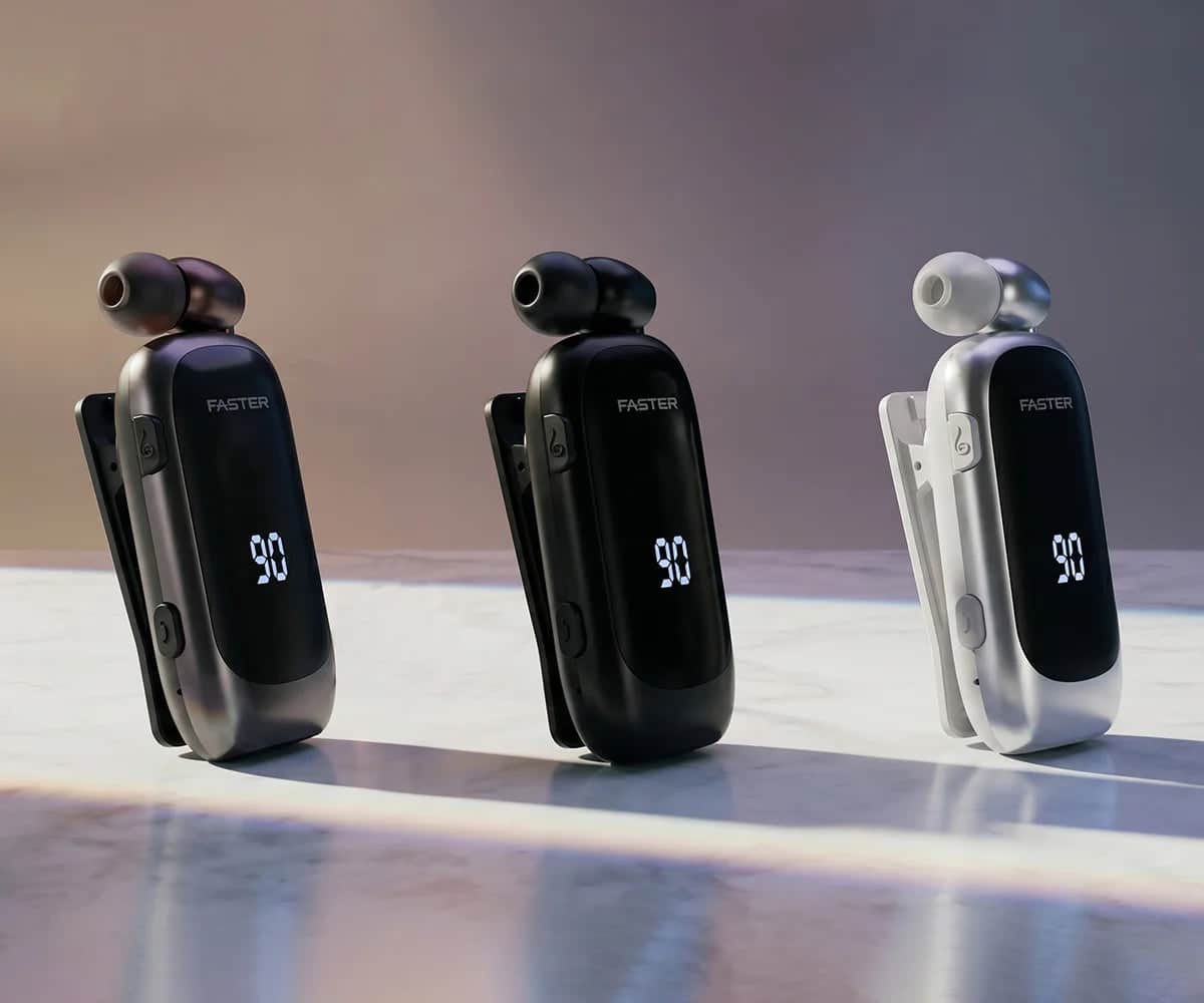 Faster Mono Clip R12 Pro in Black and Silver