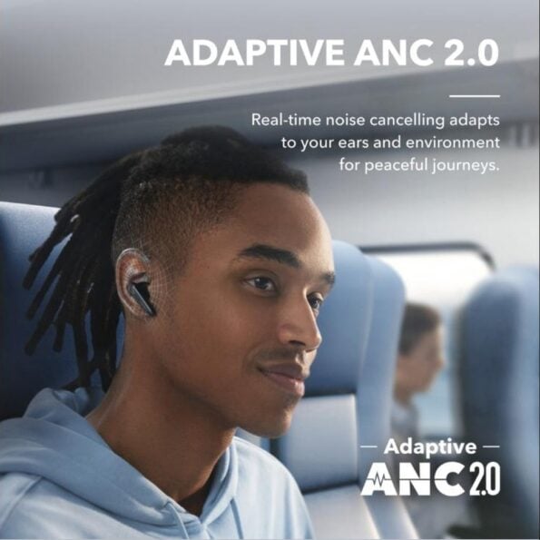 Anker Soundcore Liberty 4 NC Adaptive ANC 2.0 adjusts to your ears and environment in real time