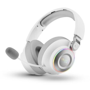 Faster Straygos Gaming Headset White - Side View