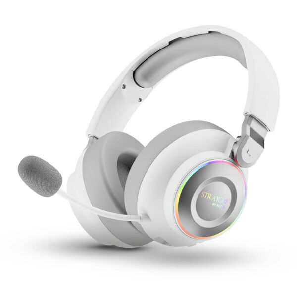 Faster Straygos Gaming Headset White - Side View