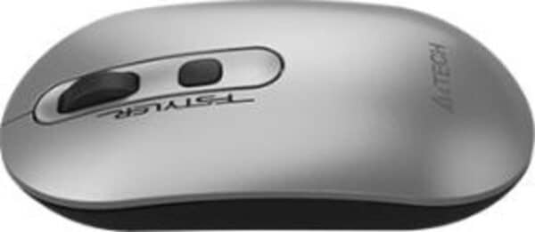 A4Tech FB20S Smoky Grey mouse side profile view