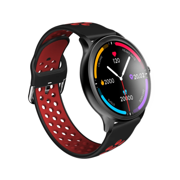 Zero Luna Smartwatch Sporty Red Rings