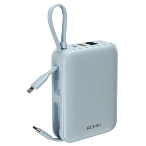 Ronin AQUA R-4070 20000mAh Power Bank Light Blue Buy in Pakistan