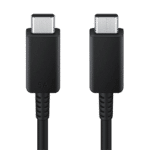 Samsung USB-C to USB-C Cable 5A (1.8m) - Black coiled view