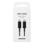 Samsung USB-C to USB-C Cable 5A (1.8m) - Black package box