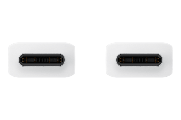 Samsung USB-C to USB-C Cable 5A (1.8m) - White connector detail