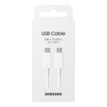Samsung USB-C to USB-C Cable 5A (1.8m) - White package box