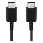 Samsung USB-C to USB-C Cable (1m) - Black coiled view