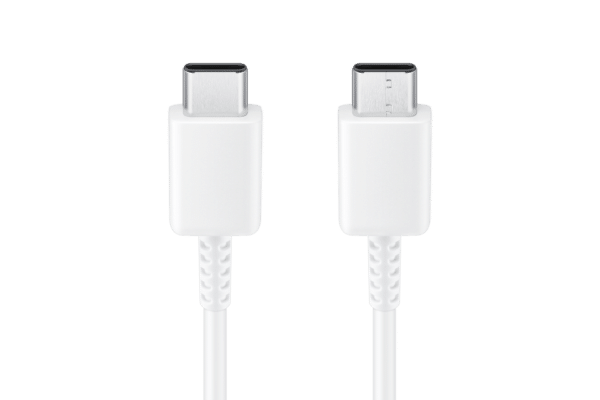 Samsung USB-C to USB-C Cable (1m) - White coiled view