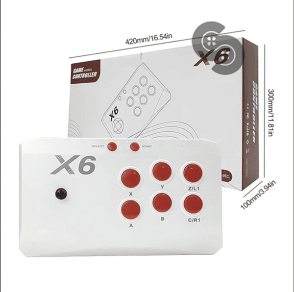 X6 dual wireless 2.4G gamepad controllers for retro game stick
