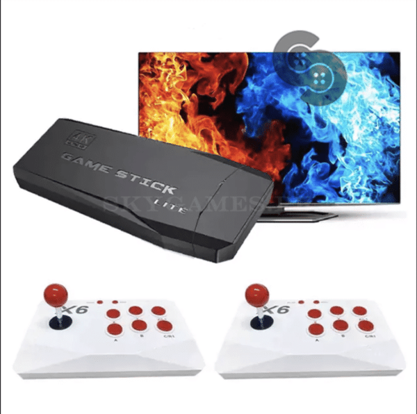 X6 game stick plug and play HDMI setup connected to TV