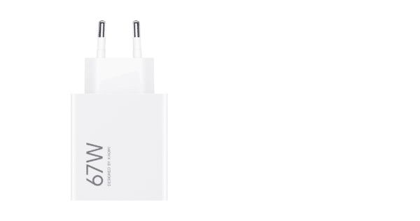 Xiaomi 67W HyperCharge Power Adapter Type-A - side and port view