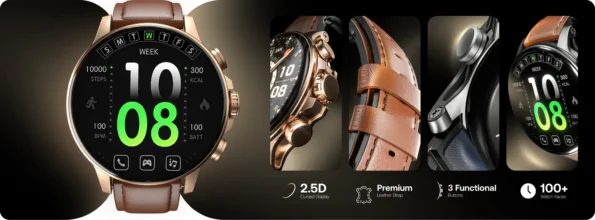 Ronin Moment R-5005 Amoled Smartwatch With Bluetooth Calling 3 Ronin Moment R-5005 Smartwatch 100 Sports Modes