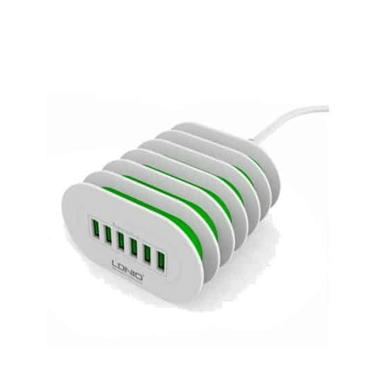 LDNIO 7A 6-Port USB Charger (A6702) in Pakistan