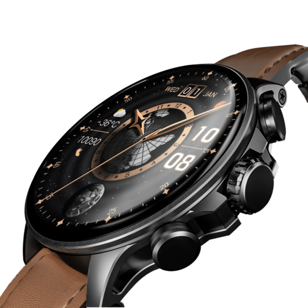 ronin-r5005-black06 Ronin Moment R-5005 AMOLED Smartwatch – Black – Watch Face Display